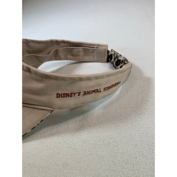 Disney Parks Animal Kingdom Animal Cheetah Print Mickey Visor Hat Cap Adult Size - Picture 5 of 8